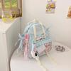 Bow Ita Bag Detachable Transparent Pockets Mochilas Mujer Student Versatile Mochila High Capacity Backpack Bolsa Feminina
