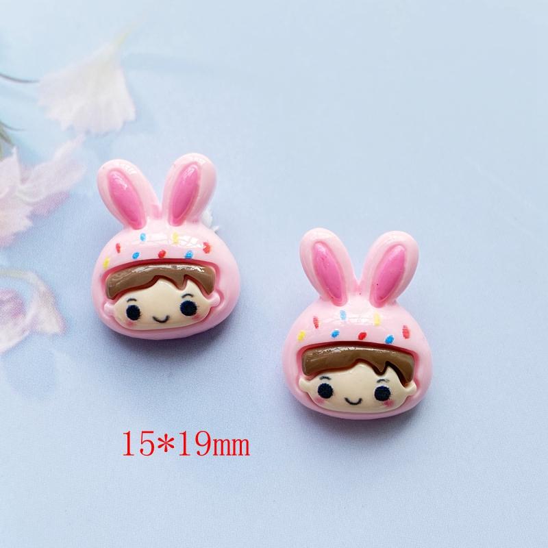 30Pcs Cute Mixed Cartoon Ice Cream/Animal Flat Back Resin Cabochons Scrapbooking DIY Jewelry Craft Decoration Accessorie H200