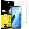 Screen Protector - Oppo - Reno 7 - Tempered Glass - Transparent - 3 Pieces