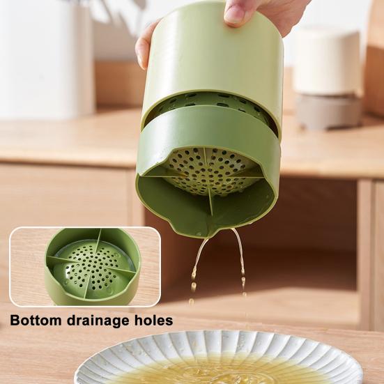 Ruční odstředivka na zeleninu Mini kuchyňský robot s ruční klikou Efektivní sítko na odkapávání Víceúčelový kuchyňský nástroj na salát Jogurt Nakládanou zeleninu