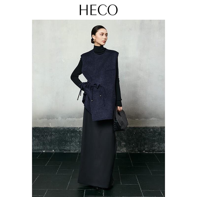 HECO Gui Zhen Women's New Chinese Style Wool Blend Vest