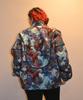 F8Ke Chemical Club Blue Flower Orbit Bomber Jacket