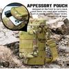 Tactical Water Bottle Pouch, Military Army Molle Water Pouches Carrier Holder for Hiking Camping Outdoor Sport Travel
