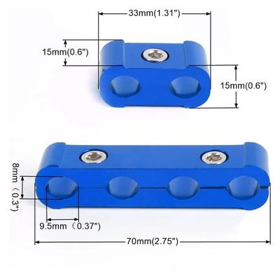 3ks Svorka na zapalovací svíčky do auta, oddělovač kabelů, spona na zapalovací kabel, dělič, organizér, sada svorek pro 8MM/9MM/10MM