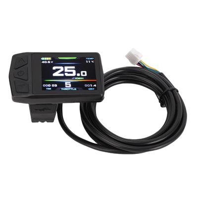 Electric Bike Color Display 24V 36V 48V Electric Scooter Color Display Panel with SM Connector