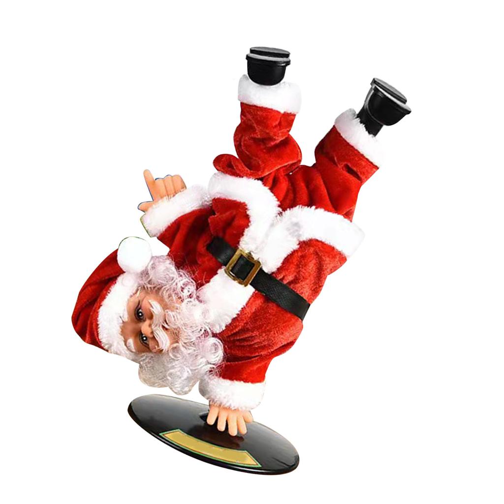 Electric Xmas Doll Toy Singing Dancing Ornaments Decorations Exquisite Musical Xmas Doll for