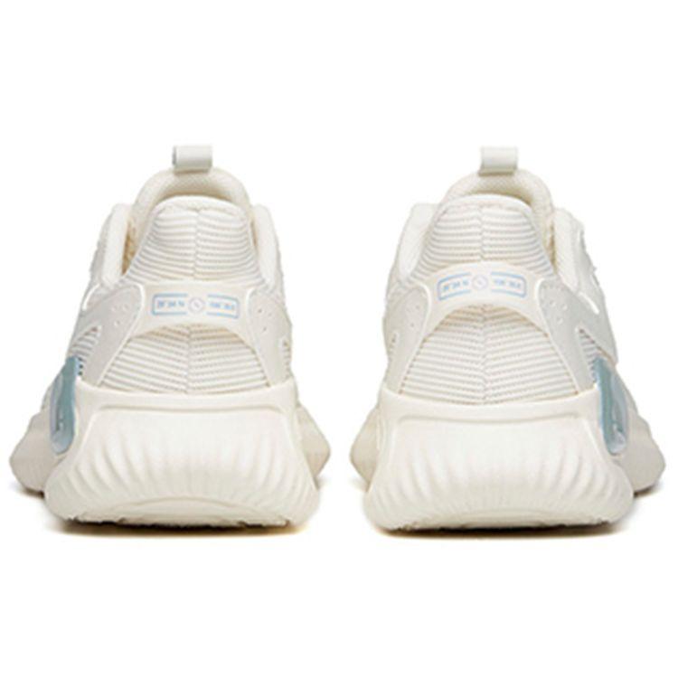 Anta Versatile Breathable Supportive Balanced Shock-Resistant Lightweight Low-Top Running Shoes Women sneaker Ivory-White 122135565-2