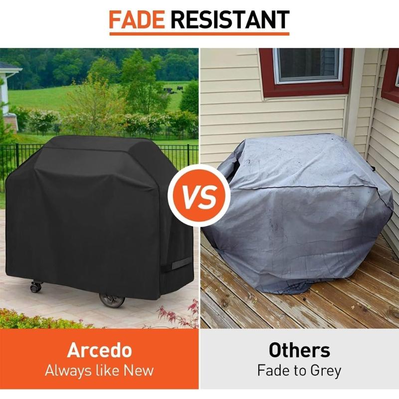 Waterproofs Heavy Duty Grill Cover Outdoor Barbecue Cover Dustproof BBQ Protective Case Universal Outdoor Grill Cover