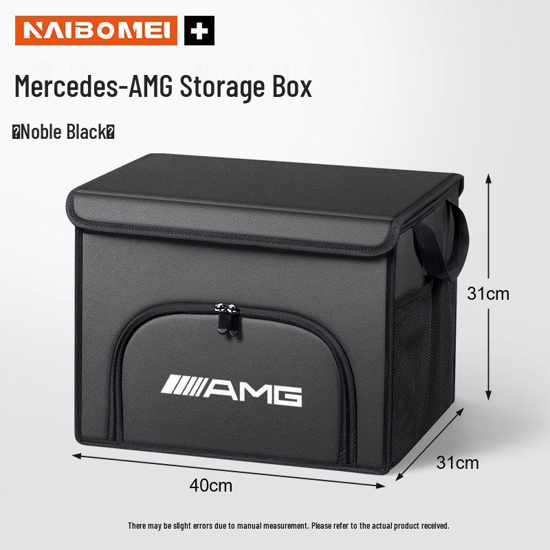Compatible Storage Box for Mercedes-AMG Vito, SL-Class, CL-Class, V-Class, EQS, EQC Car Trunk.