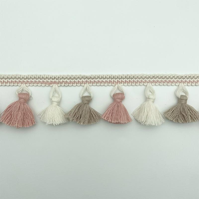 

1/2/3M Lace Trim Tassel Curtain Valance Decor Cotton Fringe Trimming For Garments Curtain Hometextile Decoration Accessories 1M