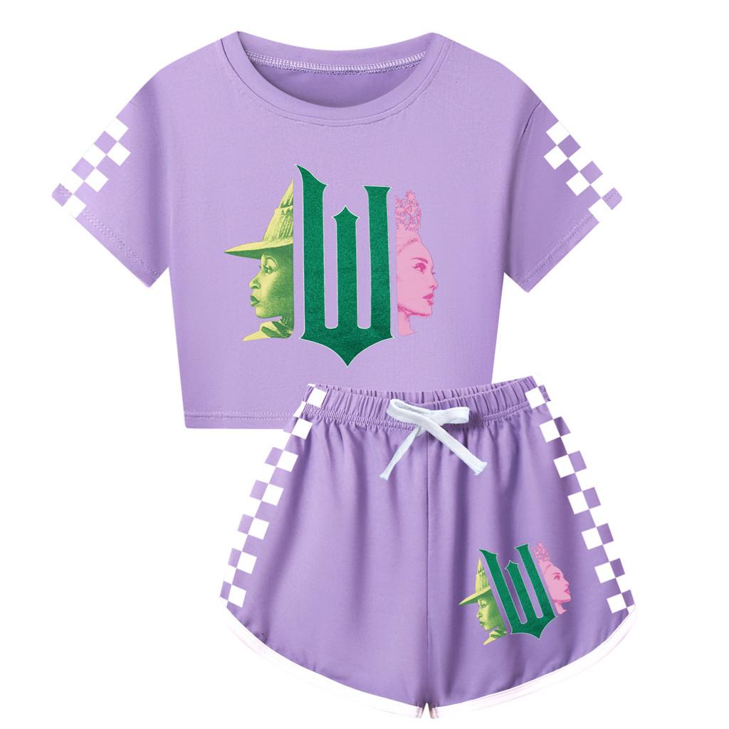 Print Wicked Children Short Sleeved Short Style Suit Pajama Clothing Fashion