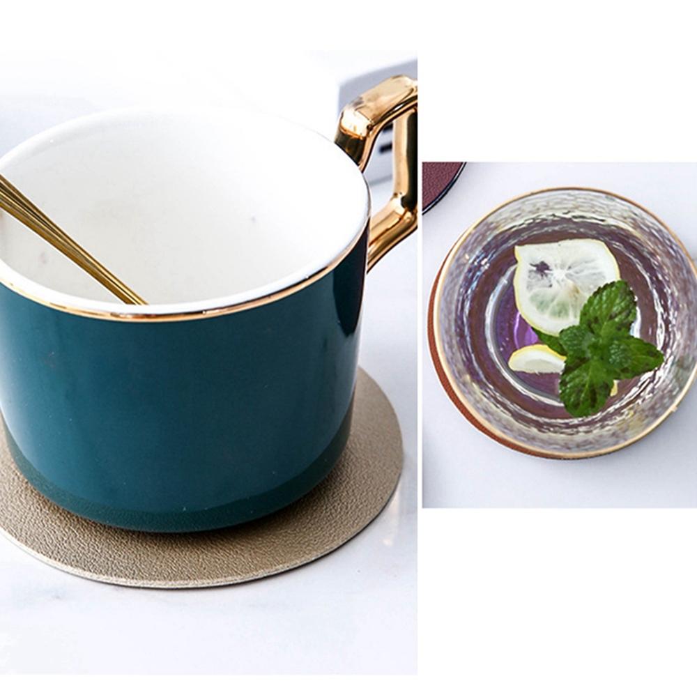 Round 6pcs Insulation Bowl Heat Resistant Coasters Placemat Home Decor Cup Mat