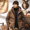 American Retro Men's 2025 High Loft Winter Down Jacket – Trendy, Warm, Windproof Workwear