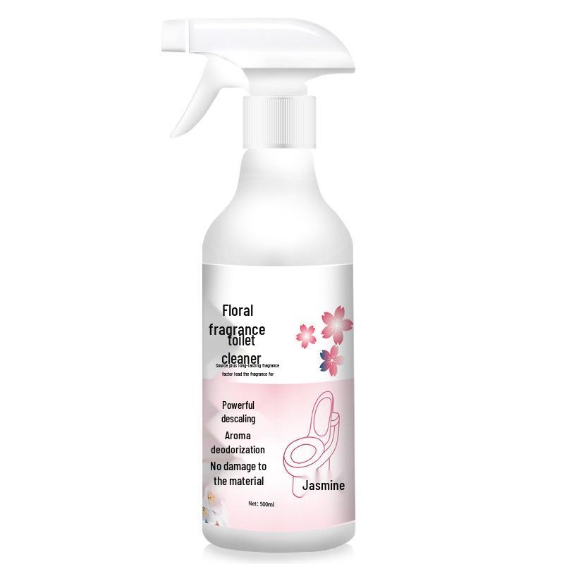 Floral Scent Toilet Bowl Cleaner & Deodorizer - Liquid Stain Remover & Descaler