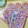 new K-Pop Demon Hunters Laser Stickers - Anime & Cartoon Style, Cute & Creative Stickers for School Supplies and Home Decoration
