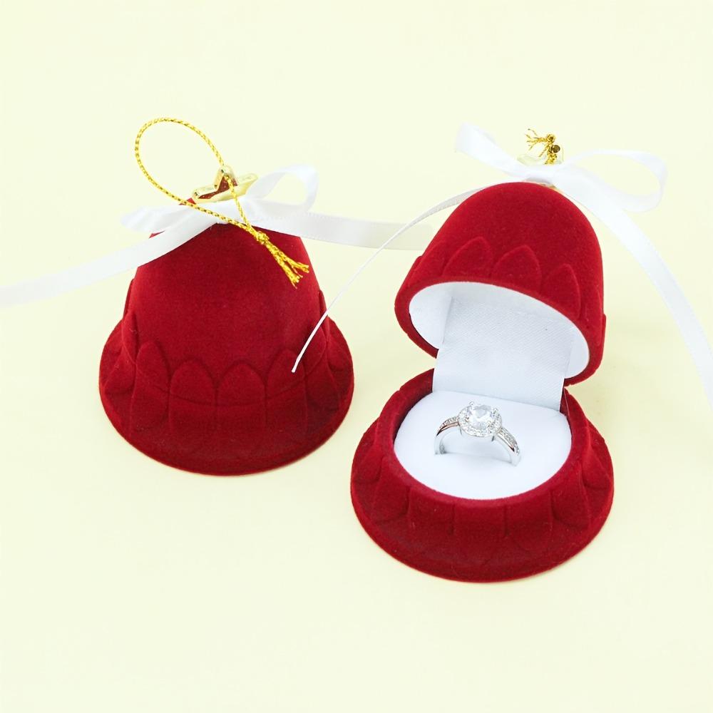 Storage Christmas Jewelry Box Anti-collision Flannel Jewelry Organizer Propose