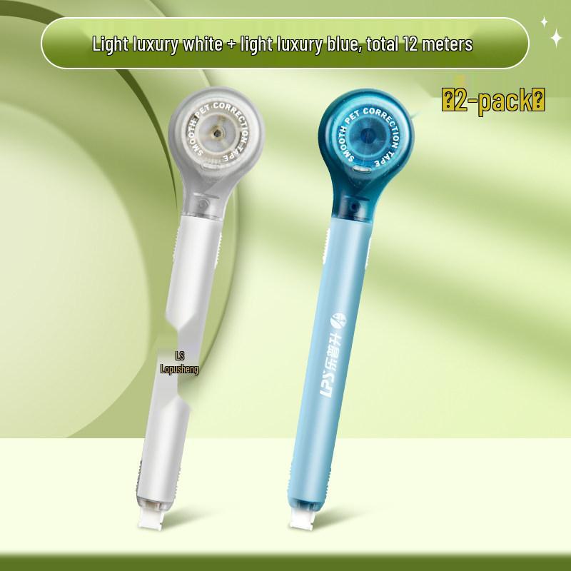 Portable Refillable Correction Tape Pen – Pen-Style, Large Capacity, Ideal for Students