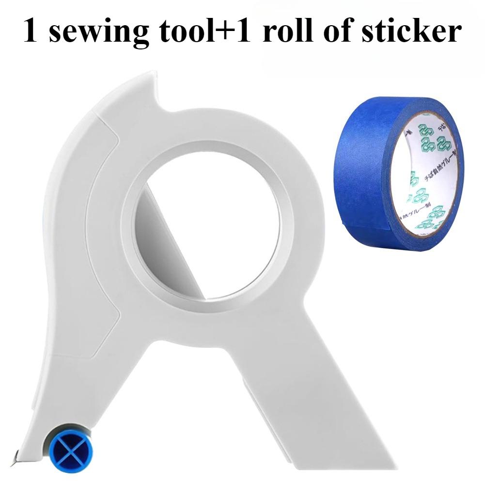 Hand Tearable, Non Residue Adhesive, Blue Textured Paper Tape, Decoration, Spray Painting, Masking, Beautiful Seam Sticker Tool