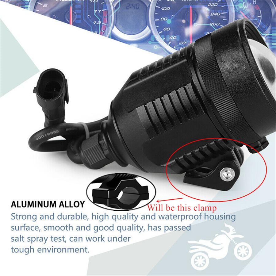 LED Motorcycle Spotlight Headlight For Most Motorcycle, Dirt Bike, Street Bike, etc