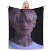 Lil Peep Cool Rapper Deky Super Měkký Samet Pohodlný Dárek Přehoz Plyšová Tenká Přikrývka