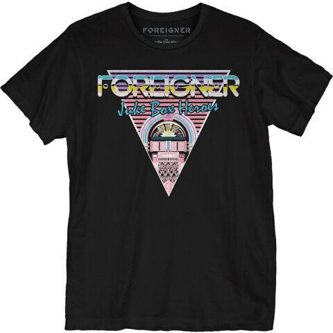 Foreigner Unisexs Tshirt Foreigner 4 Album Juke Box Heroes New Band Tees M