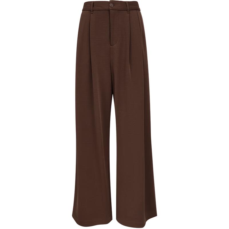 ONLY Women's 2025 Autumn Pleated Loose Straight-Leg Pants