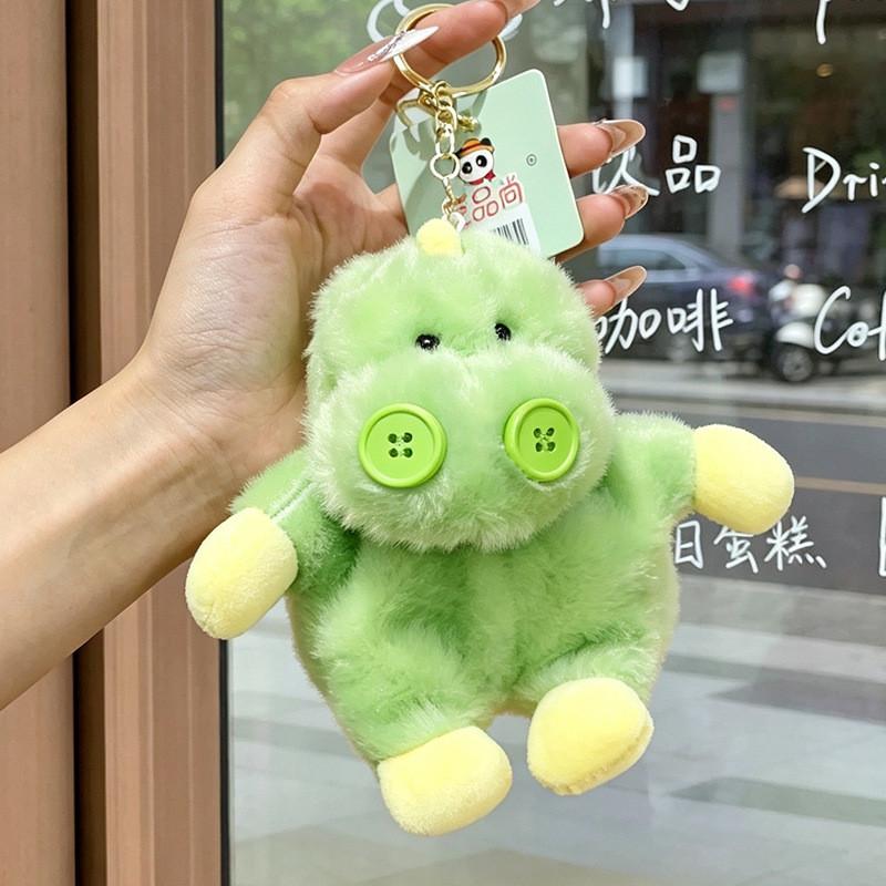 Plush Button Series Monkey Plush Toy For Backpack Decor Gift For Kids And Teens