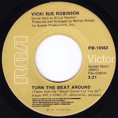 Płyta 7-calowa VICKI SUE ROBINSON - Turn The Beat Around PB10562 RCA Victor 1976 Kanada Soul/Funk Używana