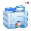 15-5L Water Bucket Portable BPA Free Car Water Carrier Tank Large Capacity for Outdoor Camping/Hiking Emergency Storage