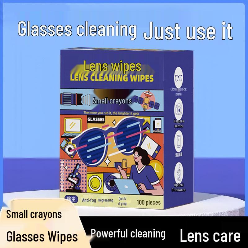 

Anti-Fog Disposable Wipes for Eyeglasses and Screens