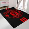 Loyal MUFC Fans Carpet Rug for Living Room Bedroom Home Sofa Decoration,Kids play Nonslip Floor Mat