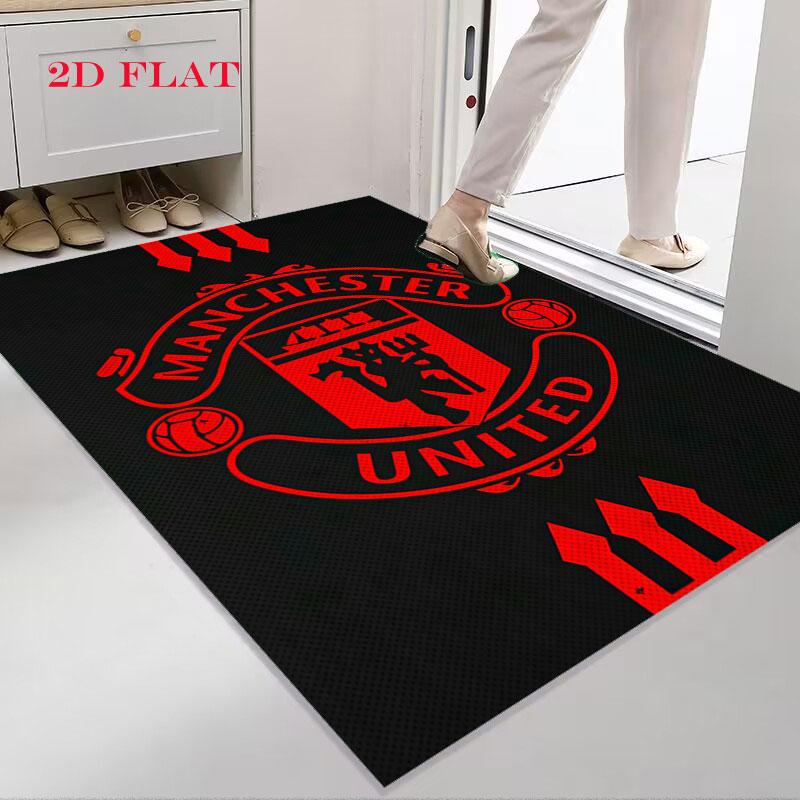 Loyal MUFC Fans Carpet Rug for Living Room Bedroom Home Sofa Decoration,Kids play Nonslip Floor Mat