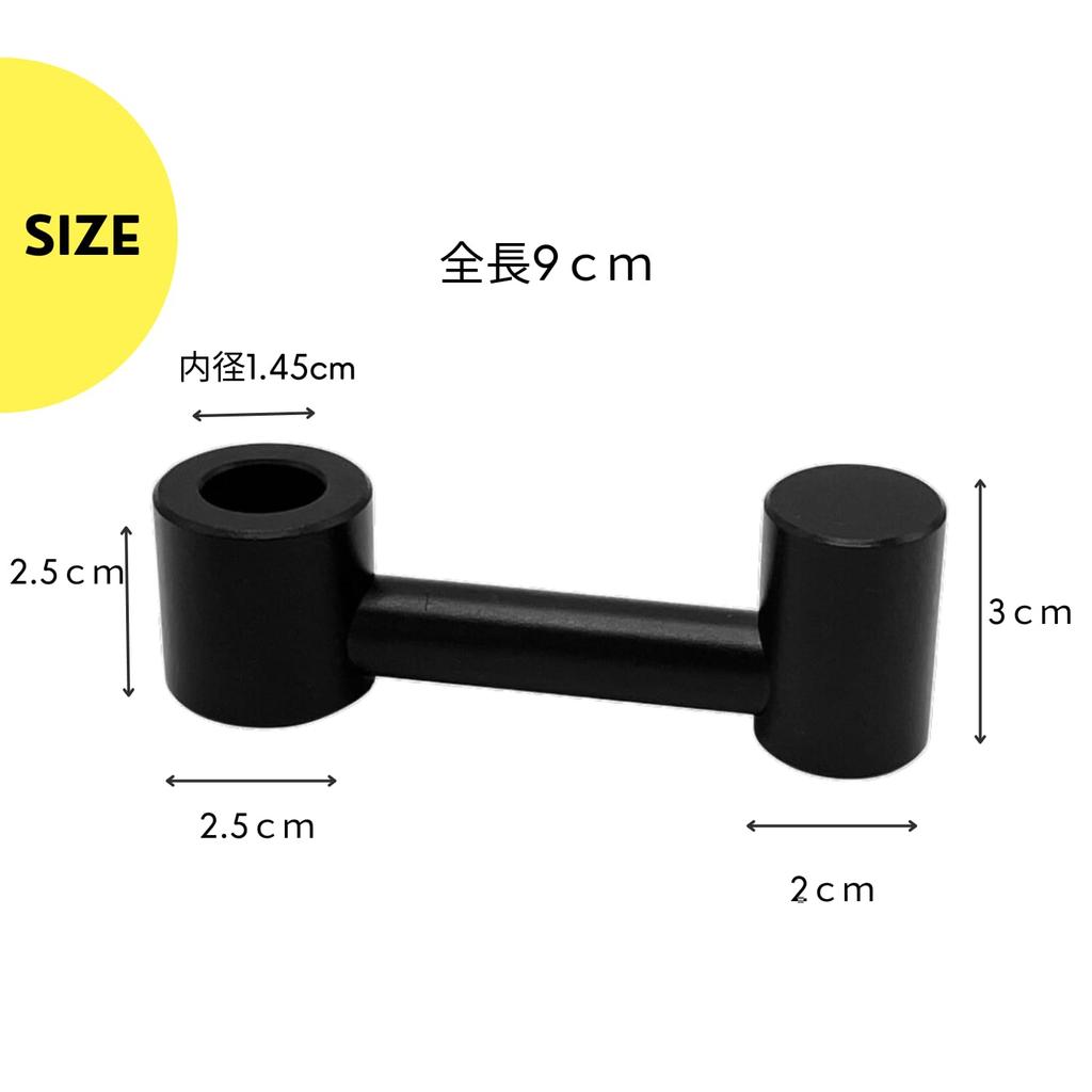 NYANDELMO Car Seat Hooks (Black 4 Pack)