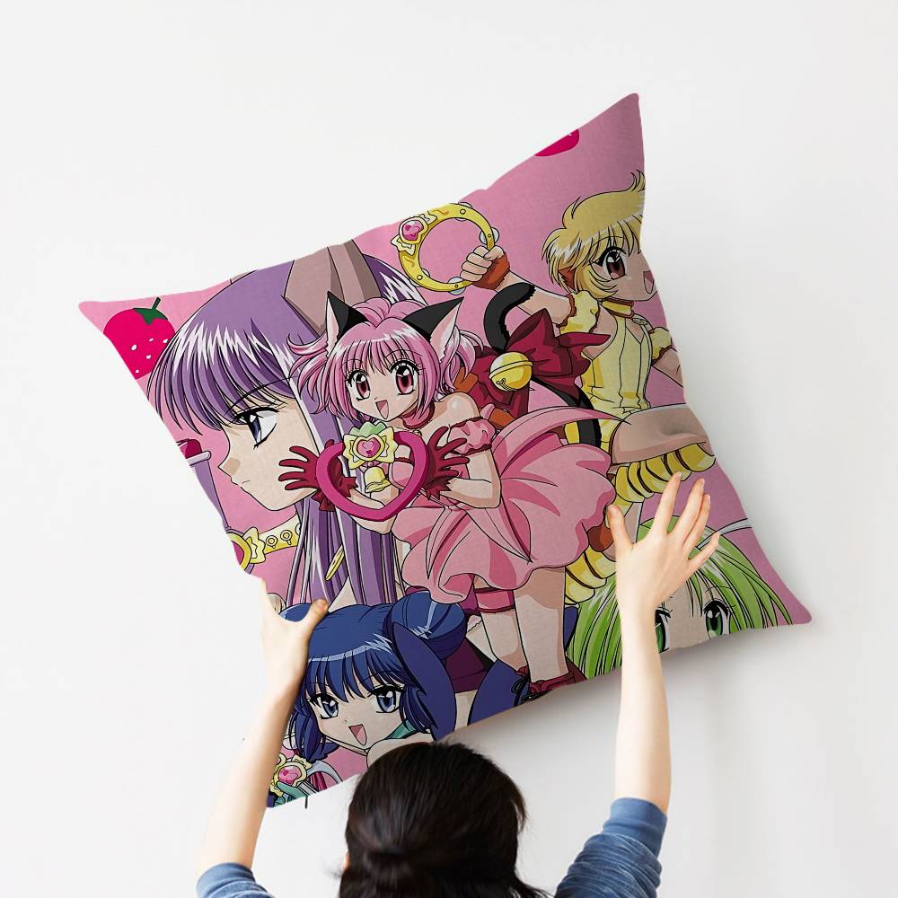 T-Tokyo Mew Mew Anime Pillowcases Home Bedding Decorative Pillow Cover Wedding Super Soft Pillow Case