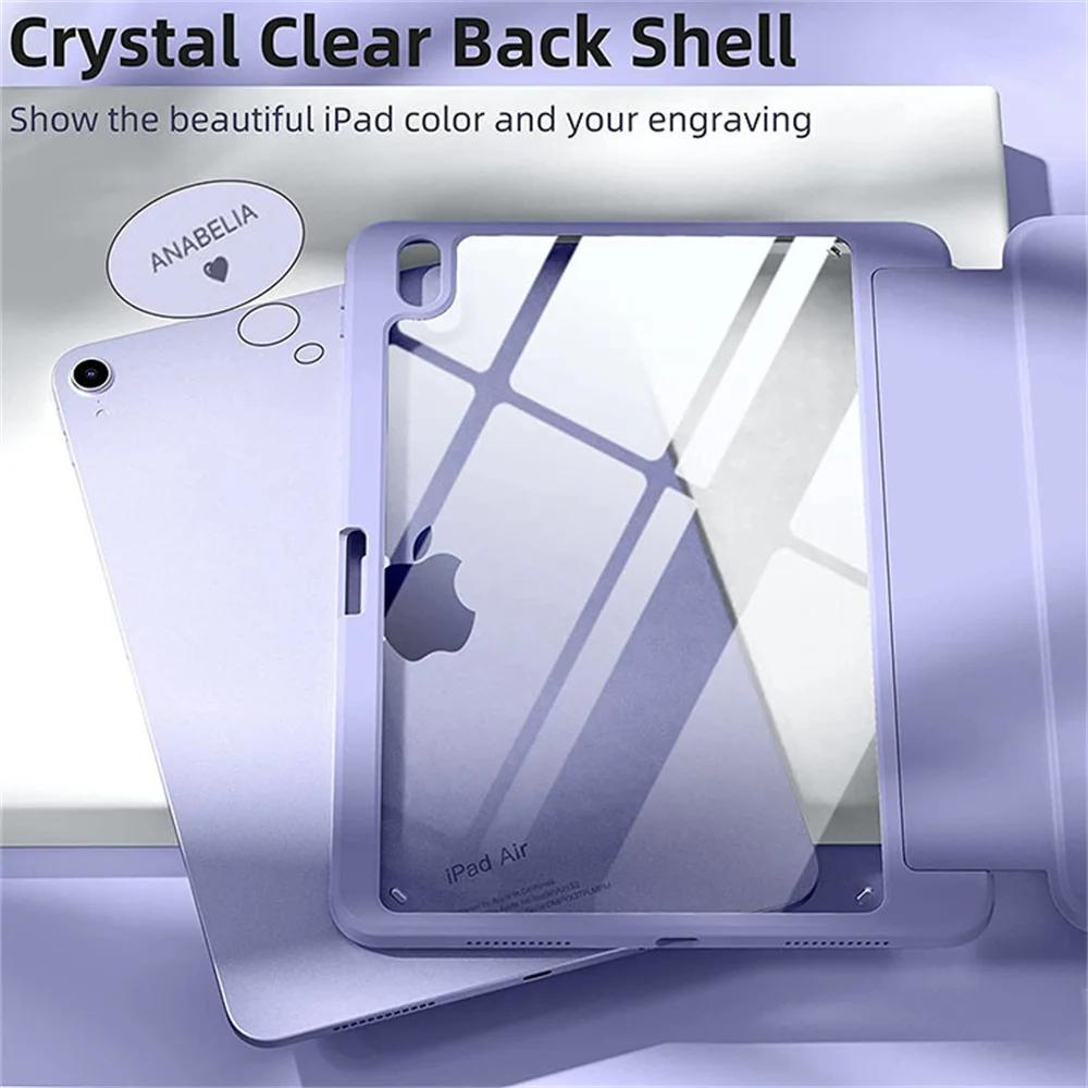 Fashion Case for IPad 11th A16 Generation Case for IPad Air 11 13 M3 M2 10th 10.9 A2696 A2757 A2777 with Pencil Slot Cover