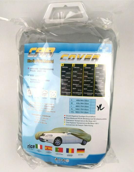 Universal PEVA Car Cover - Sunshade, Rainproof, Waterproof Protection
