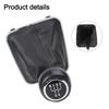 For Opel Zafira B 2005 To 2015 Manual Transmission Gear Shift Knob with Matching Boot Cover for Interior Upgrade