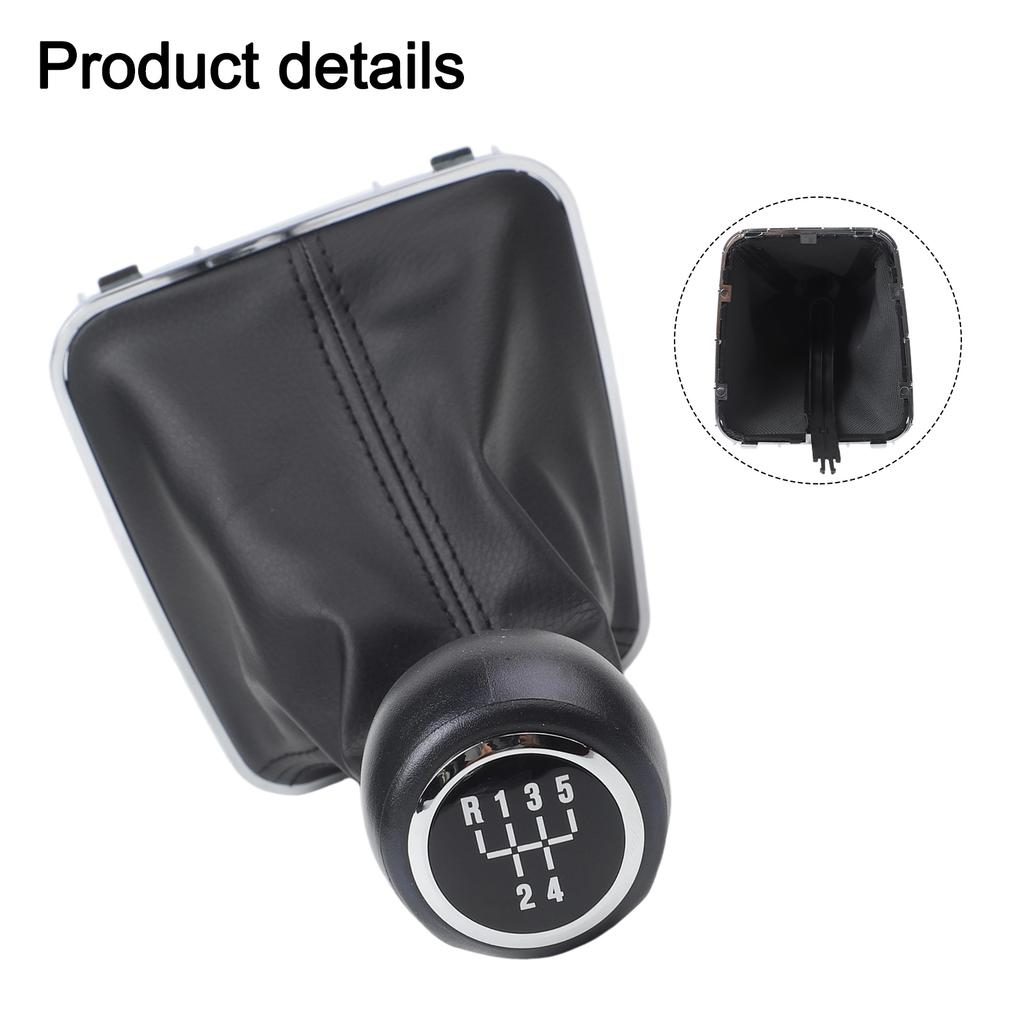 For Opel Zafira B 2005 To 2015 Manual Transmission Gear Shift Knob with Matching Boot Cover for Interior Upgrade