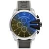 DZ4523 Mega Chıef 54mm Leather Black Mens Watch