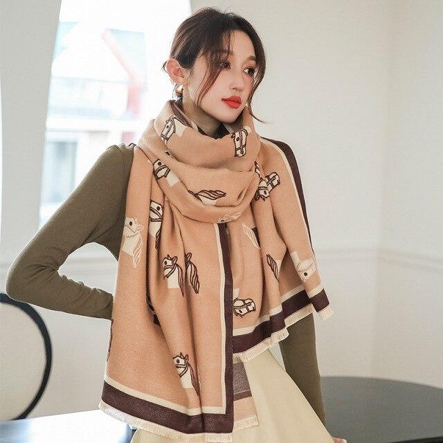 luxury winter scarf