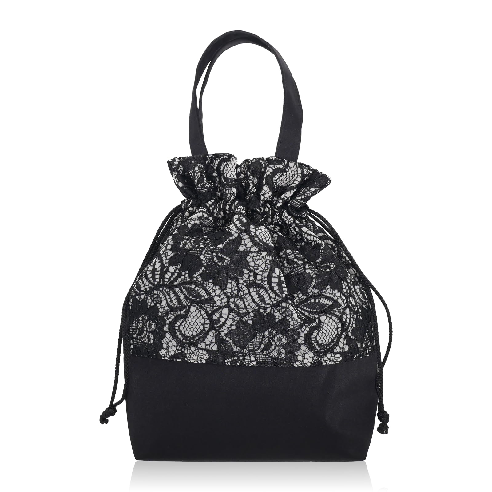 

Style Fukusa Drawstring Tote Bag, Formal (Made in Kyoto), Lace, Women s Sub-Bag, Perfect for Entrance and Graduation Ceremonies (sfnb06-01)