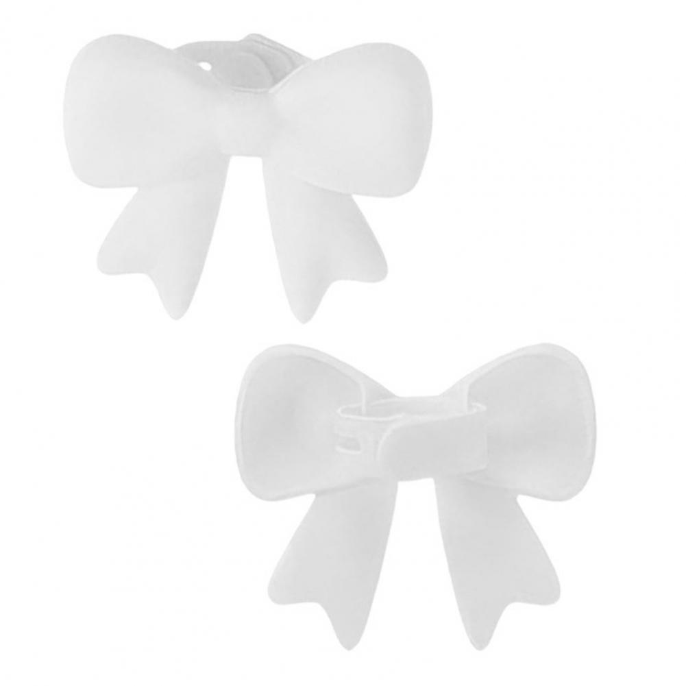 

Headphone Holder 3d Bow Headphone Clips Cute Silicone Earphone Decorations Accessories for Women’s Headphone Earphone белый