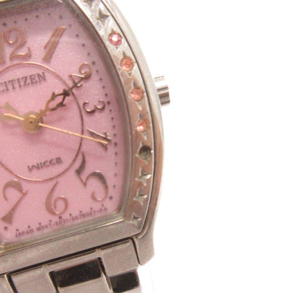 CITIZEN Wicca Analog Watch Pink Dial Watch Eco-Drive E031-S049300 GY99 Women's