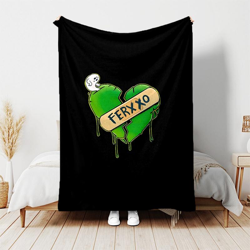 1pc Blanket Feid6 Print Design, Lightweight Blanket for Sofa, Bed- Soft &Warm, Gift for All Seasons Like Christmas, Halloween