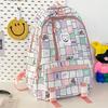 Schoolbag for high school students, small fresh schoolbag for junior high school students, new printed backpack for women's casual versatile 