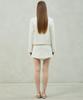 Alikim Aglow Tweed Skirt Pants / White