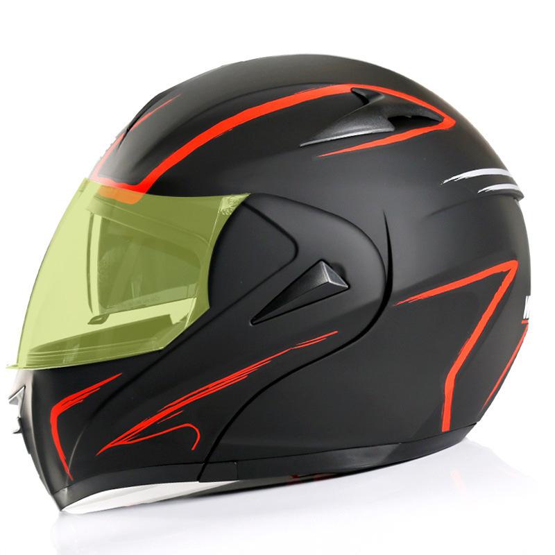 Cross-border Electric Motorcycle Male Helmet Electric Vehicle Helmet Female Face-off Helmet Full Helmet Four Seasons Motorcycle Safety Helmet