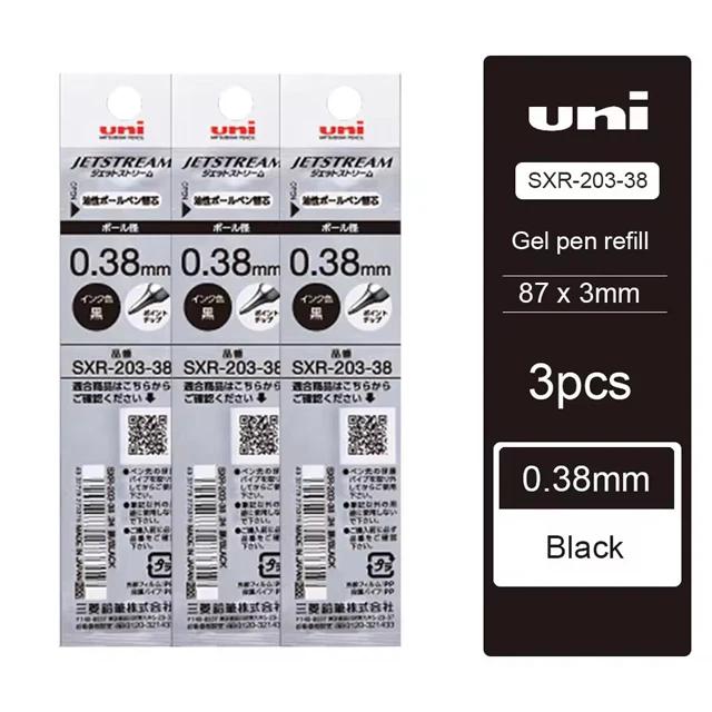 Uni Jetstream Business Pens 0.28/0.38mm Super Fine Nib Quick-drying Non-inking Oil Ballpoint Pen Anti-roll Rod Write Accessories
