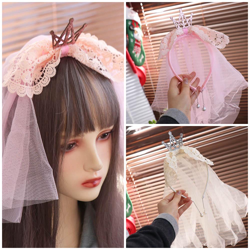 Crown Birthday Hairband Mesh Girls Hair Hoop Simple Happy Birthday Headband  Party