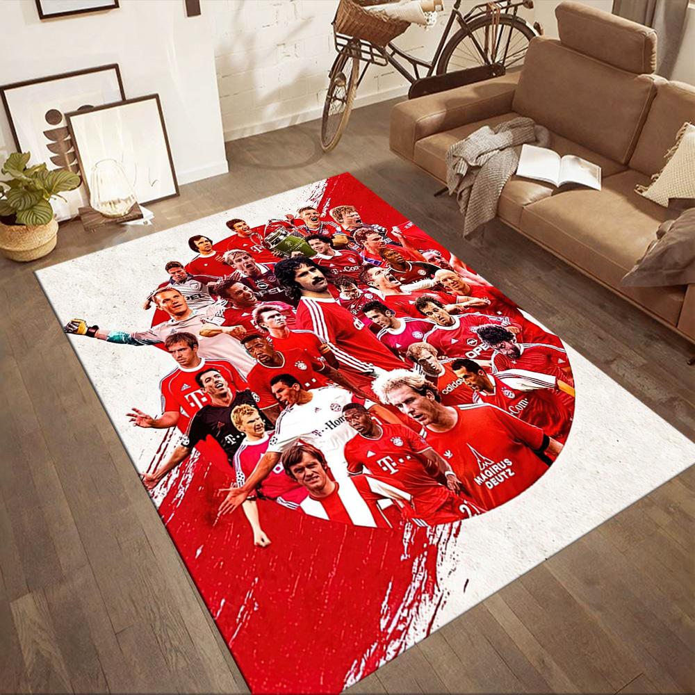 Bayern Munich Floor Rug Office Rug Perfect for Bedrooms Balcony Game Room Entryway Antislip Carpet Decorate Offices
